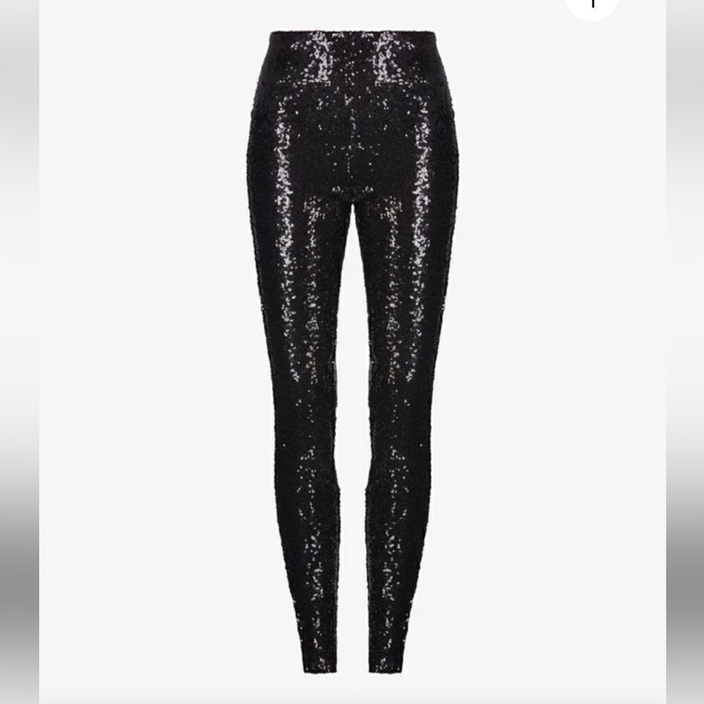 NWT Black Tie Sequins Skinny Pants XXL